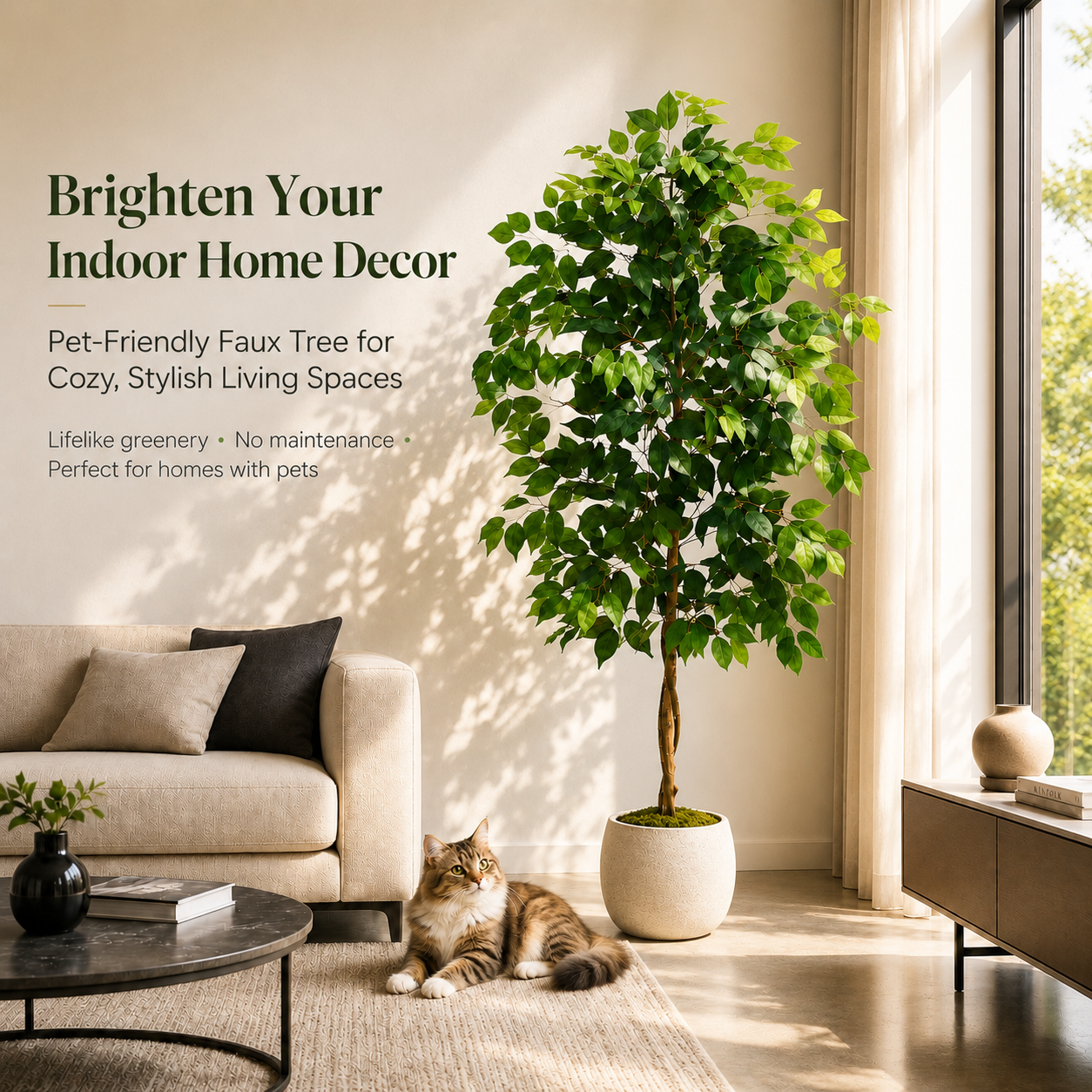Artificial Ficus Tree gallery view 4
