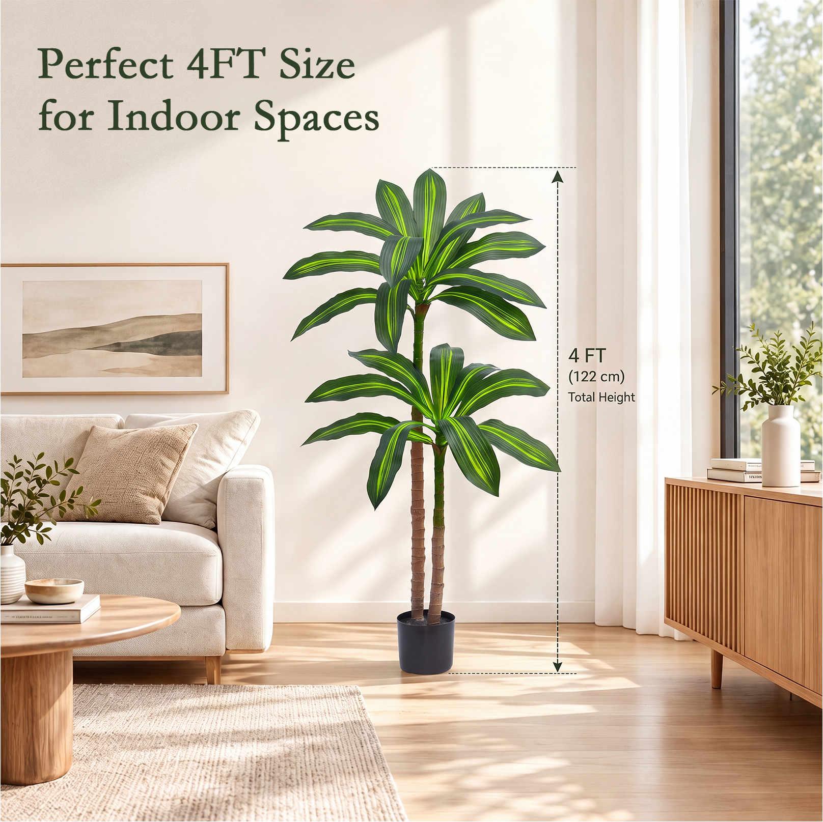 Green Edge Artificial Dracaena Tree gallery view 2