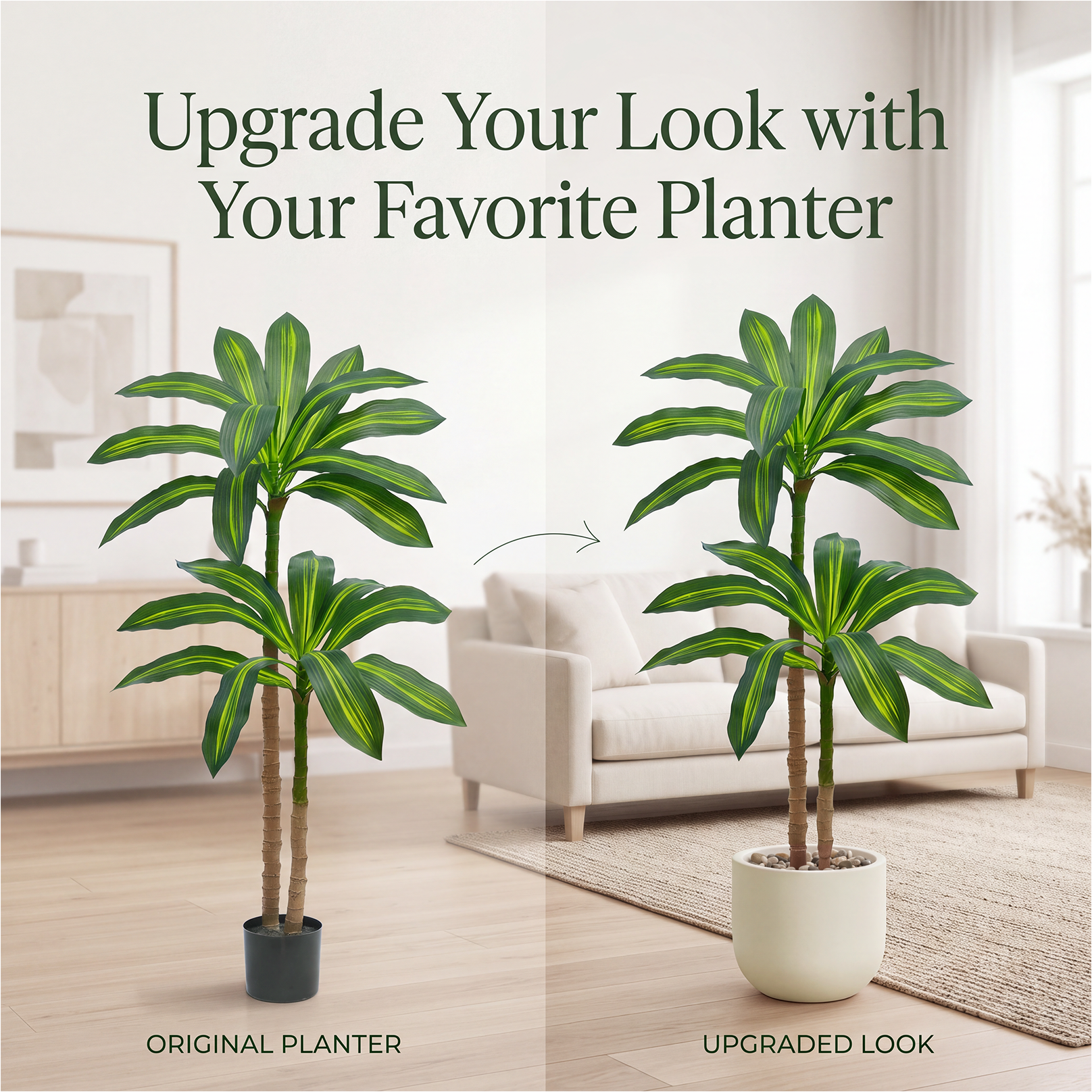 Green Edge Artificial Dracaena Tree gallery view 7