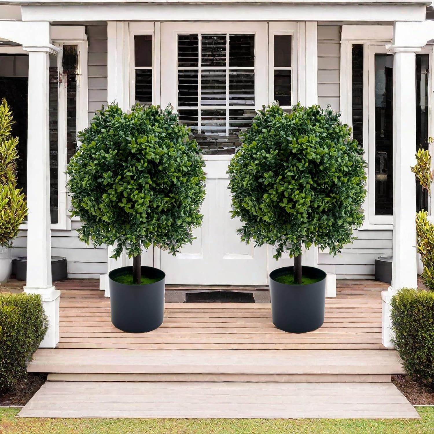 Boxwood Topiary Tree styled selling photo